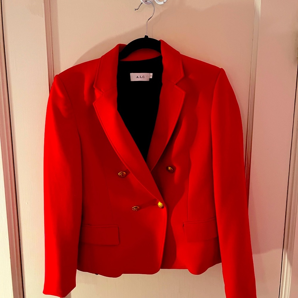 A.L.C. Women's Red Blazer